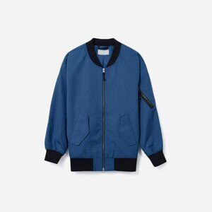 NWOT Everlane Blue Bomber Jacket